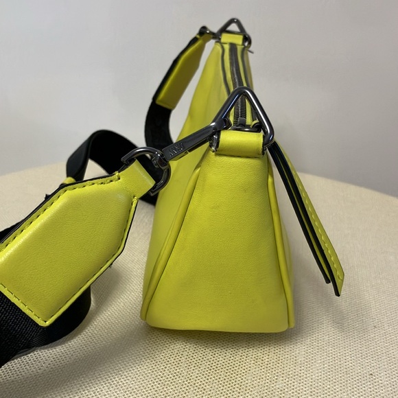 DKNY Orion Crossbody Bag Lemon Yellow - Picture 6 of 16